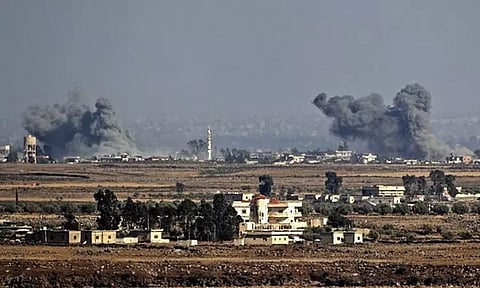 சிரியா: ஏவுகணை கிடங்கு மீது இஸ்ரேல் வான்வெளி தாக்குதல்