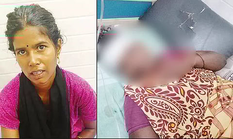 மருமகள், பேரனை துப்பாக்கியால் சுட்ட விவசாயி... குடும்ப தகராறில் விபரீதம்