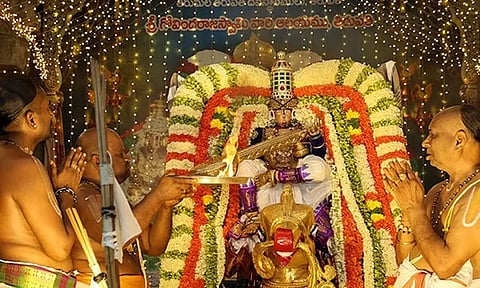 கோவிந்தராஜ சுவாமி கோவில் பிரம்மோற்சவ விழா: ஹம்ச வாகனத்தில் உற்சவர் வீதி உலா