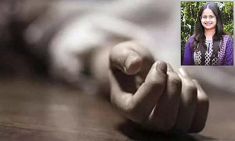 21-வது மாடியில் இருந்து குதித்து ஐ.டி. நிறுவன பெண் ஊழியர் தற்கொலை - கடிதம் சிக்கியது