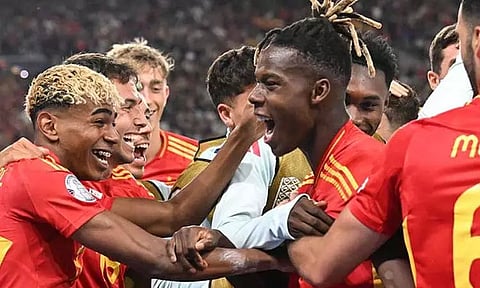 நேஷன்ஸ் லீக் கால்பந்து: ஸ்பெயின் அணி இறுதிப்போட்டிக்கு முன்னேற்றம்