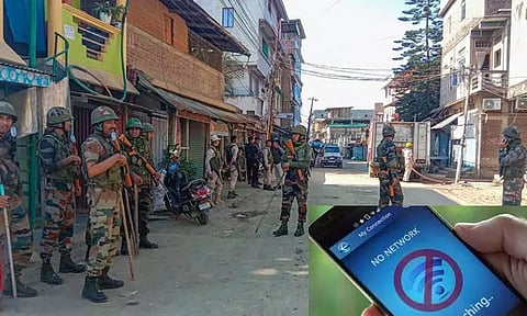 மணிப்பூரில் மீண்டும் பதற்றம்: இணையதள சேவை துண்டிப்பு