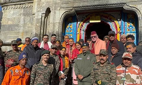 ராணுவ தலைமை தளபதி உபேந்திர திவேதி கேதார்நாத் கோவிலில் சாமி தரிசனம்