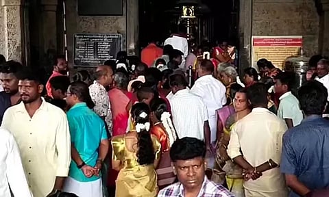 தூத்துக்குடி சிவன் கோவிலில் ஒரே நாளில் 31 திருமணங்கள்: மணமக்கள், உறவினர்கள் குவிந்தனர்