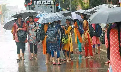 இரவு 7 மணி வரை மழைக்கு வாய்ப்புள்ள மாவட்டங்கள்