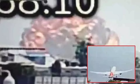 விமான விபத்து - சிசிடிவி காட்சி வெளியீடு