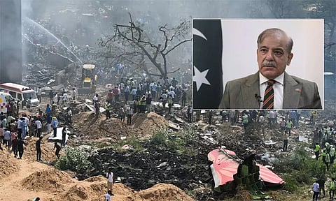 குஜராத் விமான விபத்து; இரங்கல் தெரிவித்த பாகிஸ்தான் பிரதமர்