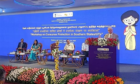 சென்னையில் நுகர்வோர் பாதுகாப்பு கருத்துப்பட்டறை - தொழிற்சங்கங்களின் பிரதிநிதிகள் பங்கேற்பு