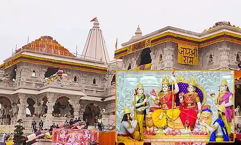 அயோத்தி கோவில்: ராம தர்பார் மண்டபம், பக்தர்கள் தரிசனத்துக்கு திறப்பு