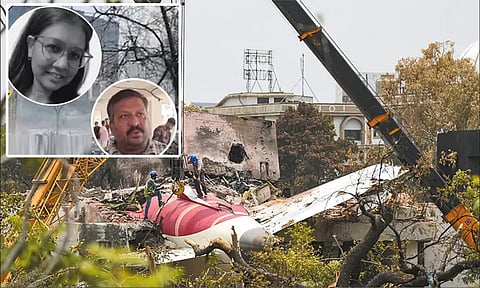 குஜராத் விமான விபத்து: கனவை நோக்கி பயணித்த மாணவி பலி