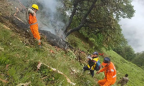 மற்றொரு அதிர்ச்சி சம்பவம்.. உத்தரகாண்டில் ஹெலிகாப்டர் கீழே விழுந்து நொறுங்கி 7 பேர் பலி
