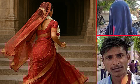 ஹனிமூன் செல்லும் முன்... காதலனுடன் புதுப்பெண் ஓட்டம்; மகிழ்ச்சி தெரிவித்த கணவர்