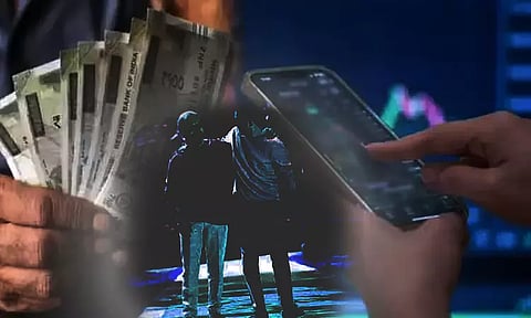 கோர்ட்டின் வங்கி கணக்கில் இருந்து ரூ.64 லட்சம் திருட்டு; குஜராத்தை சேர்ந்த தந்தை-மகன் கைது