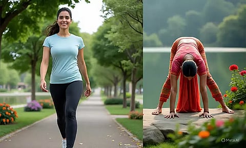 நன்மைகளை அள்ளித்தரும் நடைப்பயிற்சி யோகா