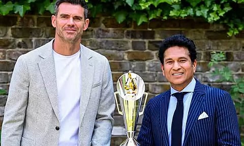 இங்கிலாந்து - இந்தியா டெஸ்ட் தொடர்: 'ஆண்டர்சன் - தெண்டுல்கர்' கோப்பை அறிமுகம்