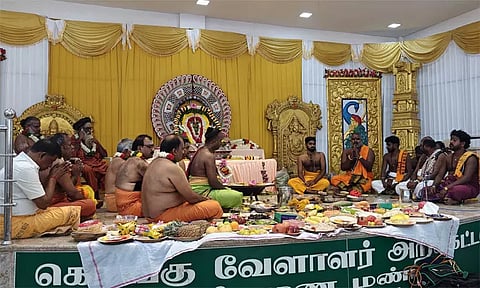 பல்லடம்: காரணப் பெருமாள் கோவில் முதலாம் ஆண்டு விழா