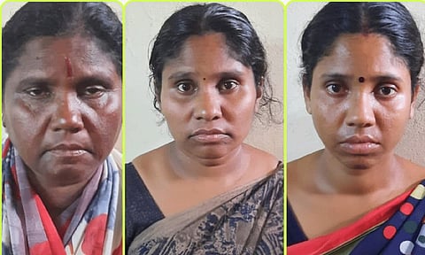 திண்டுக்கல்: கஞ்சா விற்பனை செய்த ஒரே குடும்பத்தை சேர்ந்த 3 பெண்கள் கைது