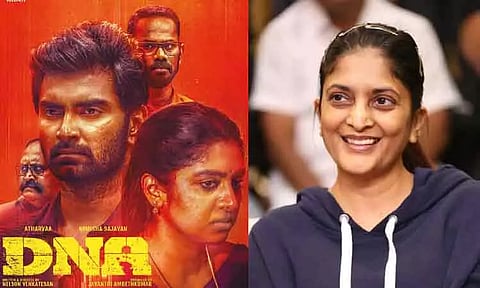 அதர்வாவின் 'டி.என்.ஏ' படத்தை பாராட்டிய சுதா கொங்கரா