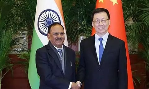 தேசிய பாதுகாப்பு ஆலோசகர் அஜித் தோவல் சீனா பயணம்; துணை அதிபருடன் சந்திப்பு