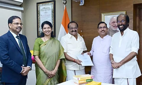 மத்திய அரசு தமிழ்நாட்டிற்கு ரூ.2,629 கோடி மானியத்தை விடுவிக்க கோரினோம் -அமைச்சர் சக்கரபாணி பேட்டி