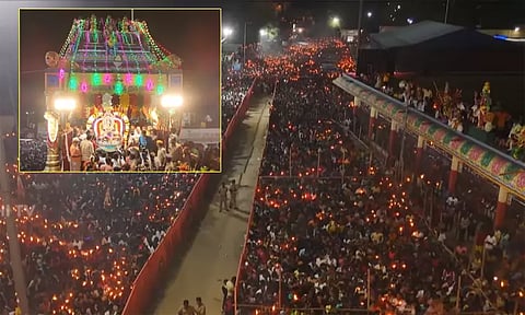 விழுப்புரம் அங்காளம்மன் கோவிலில் ஆனி மாத ஊஞ்சல் உற்சவம் கோலாகலம்