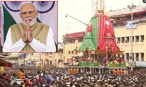 ஜெகநாதர் ரத யாத்திரை.. பிரதமர் மோடி வாழ்த்து