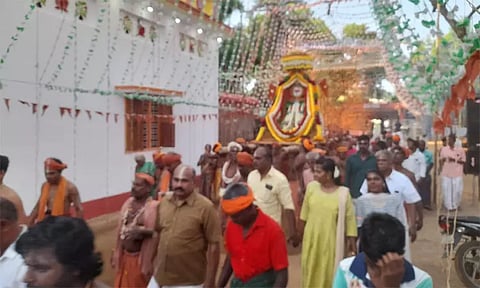 களக்காடு சிதம்பரபுரம் நாராயண சுவாமி கோவிலில் ஆனி திருவிழா தொடங்கியது