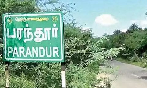 பரந்தூர் விமான நிலைய பகுதியில் ரெயில் நிலையம் அமைகிறதா? மத்திய மந்திரி பேட்டி