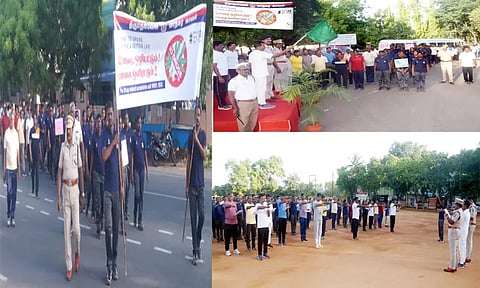 நெல்லையில் போதை பழக்கத்திற்கு எதிராக விழிப்புணர்வு பேரணி