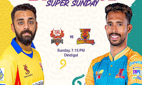 டிஎன்பிஎல்: திருச்சிக்கு எதிராக டாஸ் வென்ற திண்டுக்கல் அணி பேட்டிங் தேர்வு