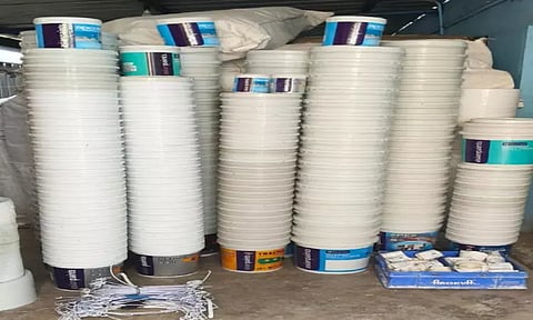 சென்னையில் ரூ.1.73 லட்சம் மதிப்புள்ள போலி பெயிண்ட்கள் பறிமுதல்: 3 பேர் கைது