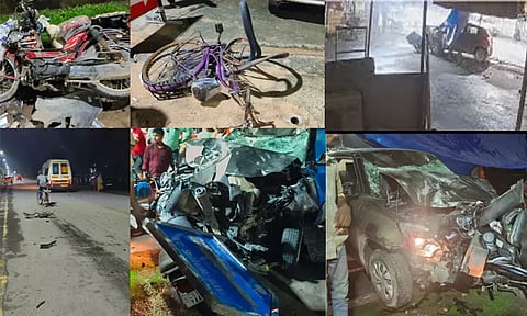 மதுபோதையில் காரை ஓட்டி விபத்தை ஏற்படுத்திய நபர்; 2 பேர் பலி