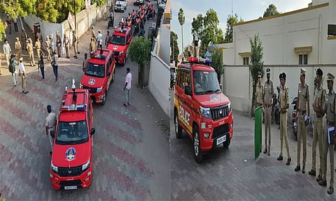 திருச்செந்தூரில் 360 டிகிரி கேமரா, ஜிபிஎஸ் பொருத்திய வாகனங்கள்: தமிழக கூடுதல் டிஜிபி தொடங்கி வைத்தார்