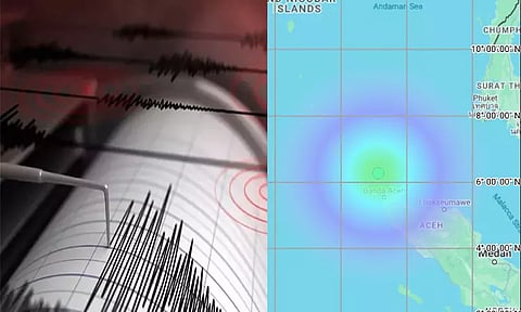 அந்தமான் கடல் பகுதியில் நிலநடுக்கம்