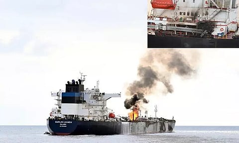 செங்கடலில் பயணித்த சரக்கு கப்பல் மீது ஹவுதி கிளர்ச்சியாளர்கள் மீண்டும் தாக்குதல்