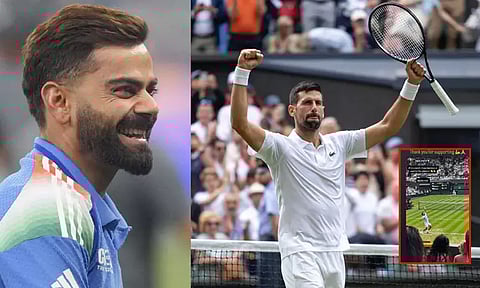 வாழ்த்து தெரிவித்த விராட் கோலி.. நன்றி சொன்ன ஜோகோவிச்