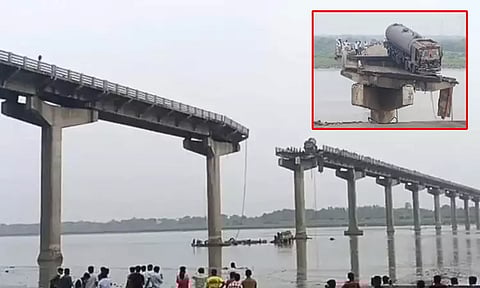 குஜராத் பால விபத்து; பலி எண்ணிக்கை 13 ஆக உயர்வு