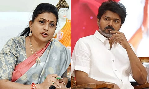 எம்.ஜி.ஆர், என்.டி.ஆர் போன்று விஜய் அரசியல் செய்ய வேண்டும்- ரோஜா