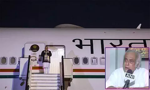 அடிக்கடி வெளிநாடுகளுக்கு பறக்கும் பிரதமர் மோடியை இந்தியா வரவேற்கிறது - காங்கிரஸ் கேலி