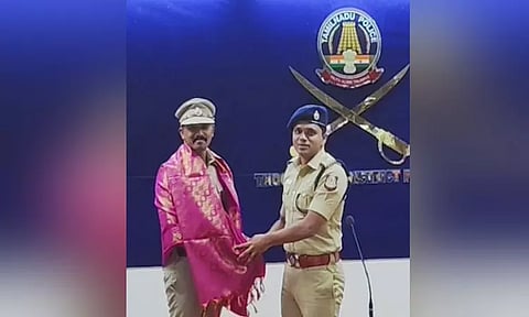 திருச்செந்தூர் கோவில் கும்பாபிஷேகம்: சிறப்பாக பணியாற்றிய போலீசாருக்கு எஸ்.பி. பாராட்டு