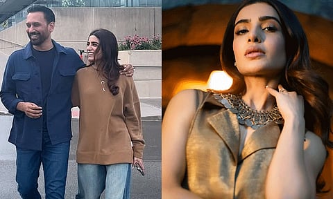 அமெரிக்காவில் பிரபல டைரக்டருடன் சுற்றி வரும் நடிகை சமந்தா