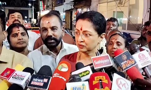 அதிமுக அடையும் வெற்றி தமிழ் மக்களின் வெற்றி - நடிகை கவுதமி