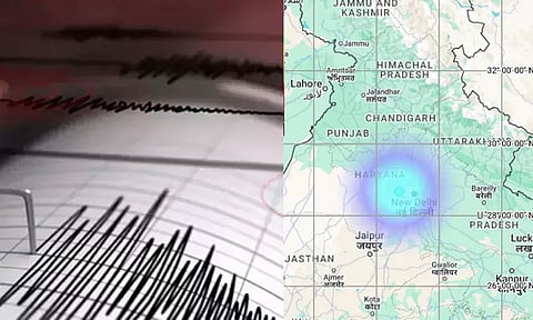 அரியானாவில் நிலநடுக்கம்: ரிக்டரில் 3.7 ஆக பதிவு