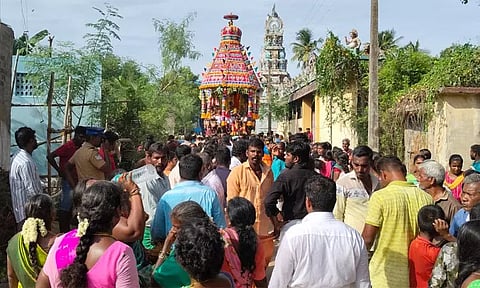 பூவரசன்குப்பம் லட்சுமி நரசிம்மர் கோவில் தேரோட்டம்