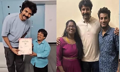 கிங்காங் வீட்டிற்கு சென்று மணமக்களை வாழ்த்திய சிவகார்த்திகேயன்