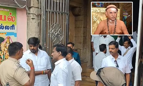 மதுரை ஆதீனத்திடம் சைபர் கிரைம் போலீசார் விசாரணை