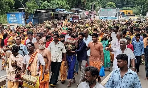 செய்யூர் தீப்பாஞ்சம்மன் கோவிலில் பால்குட உற்சவ விழா