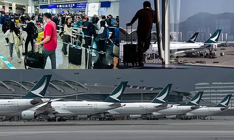ஹாங்காங்கை தாக்கிய புயல்; 400 விமானங்கள் ரத்து