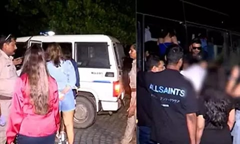 கேளிக்கை விடுதியில் மதுபோதை விருந்து: 26 இளம்பெண்கள் கைது