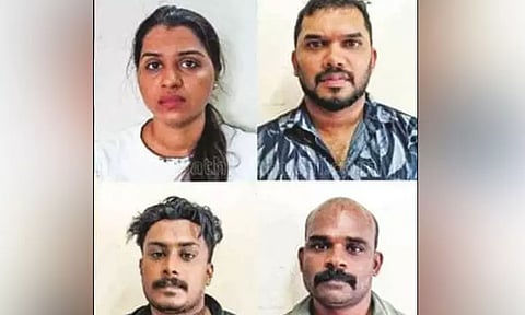 விமான நிலையத்தில் உயர் ரக போதைப்பொருள் பறிமுதல்: இளம்பெண் உள்பட 4 பேர் கைது